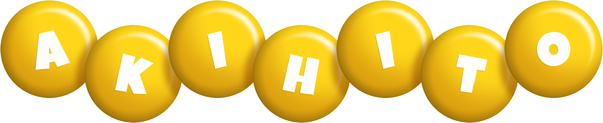 Akihito candy-yellow logo
