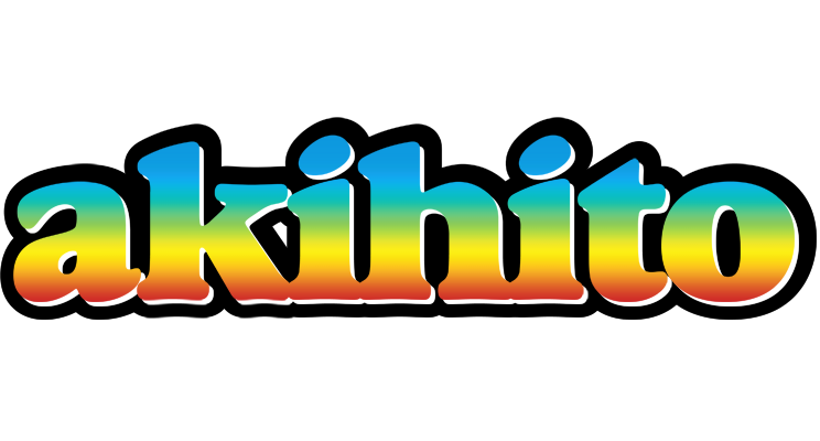 Akihito color logo