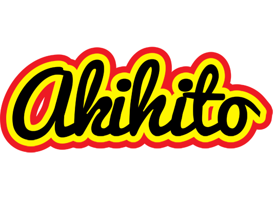 Akihito flaming logo