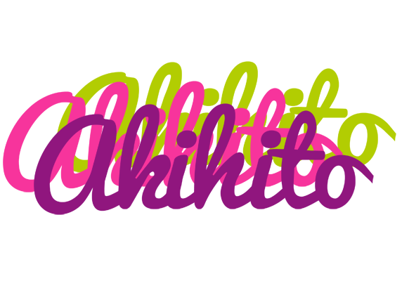 Akihito flowers logo