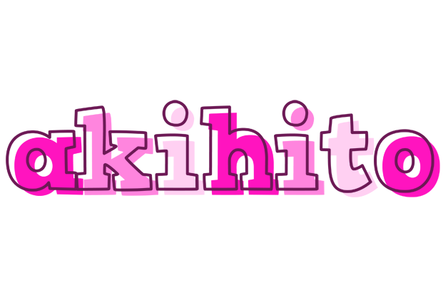 Akihito hello logo