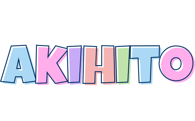 Akihito pastel logo