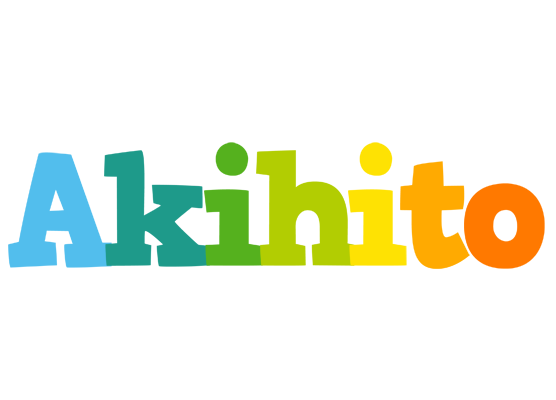 Akihito rainbows logo