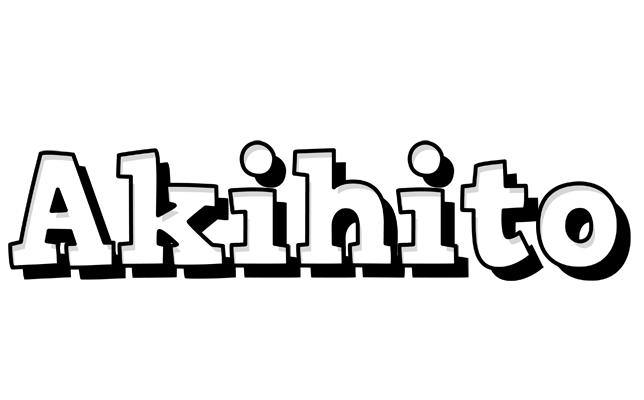 Akihito snowing logo
