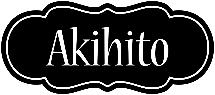 Akihito welcome logo