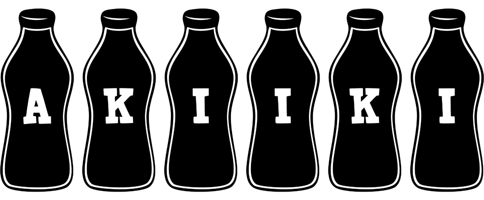 Akiiki bottle logo