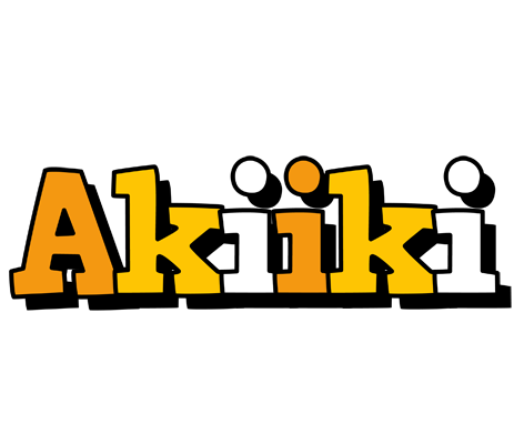 Akiiki cartoon logo