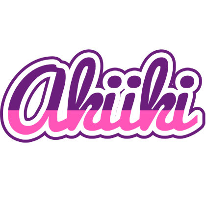 Akiiki cheerful logo