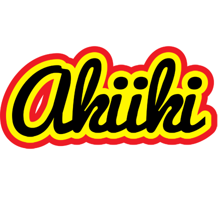 Akiiki flaming logo
