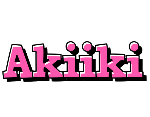 Akiiki girlish logo