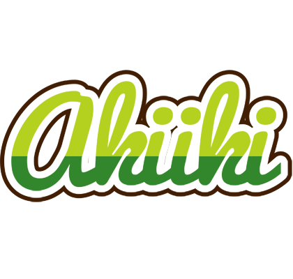 Akiiki golfing logo