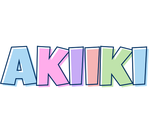 Akiiki pastel logo