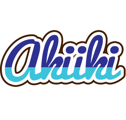 Akiiki raining logo