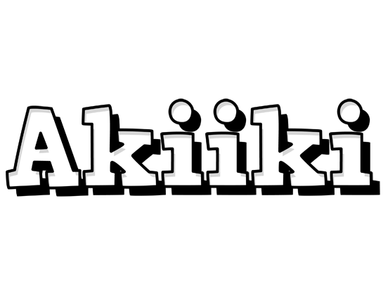 Akiiki snowing logo