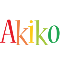 Akiko birthday logo