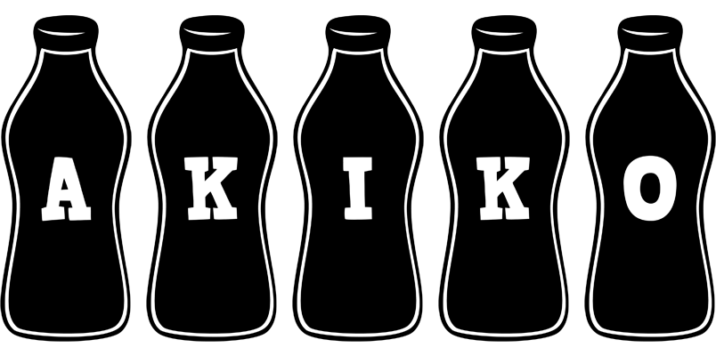 Akiko bottle logo