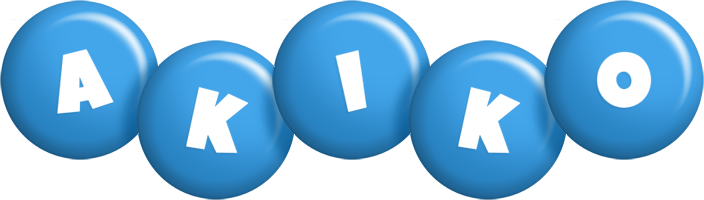 Akiko candy-blue logo