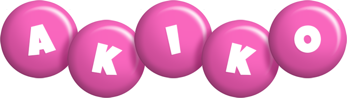 Akiko candy-pink logo