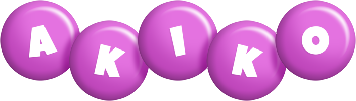 Akiko candy-purple logo