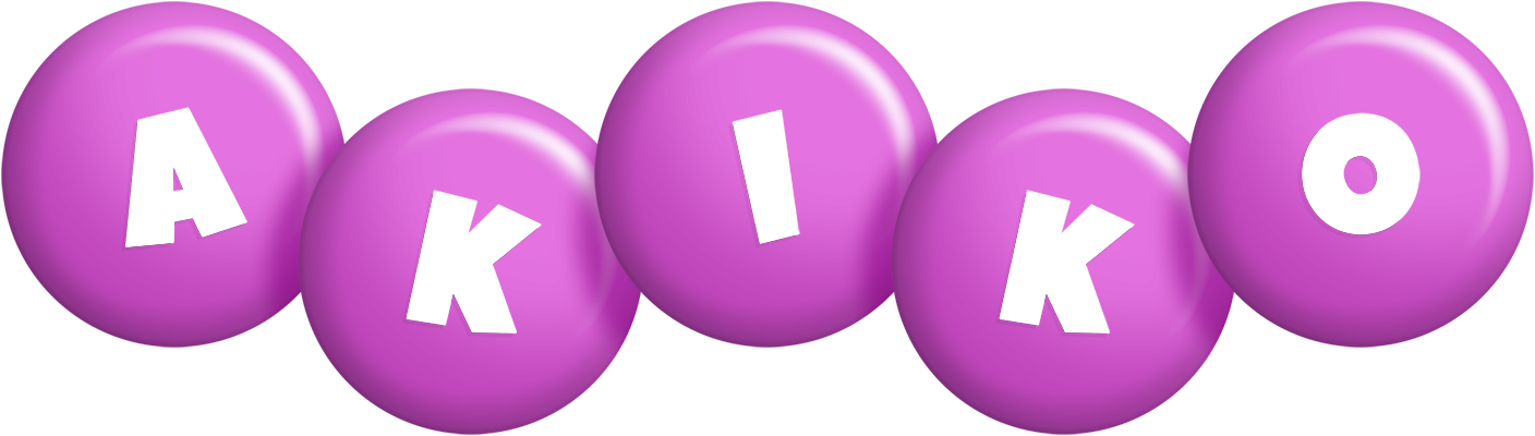 Akiko candy-purple logo