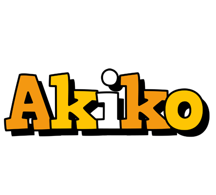 Akiko cartoon logo