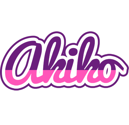 Akiko cheerful logo