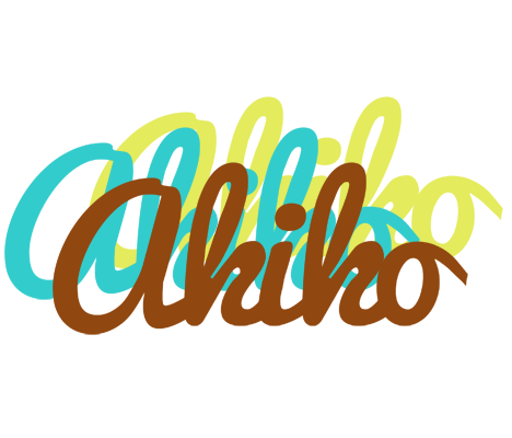 Akiko cupcake logo