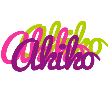 Akiko flowers logo
