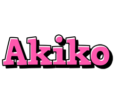 Akiko girlish logo