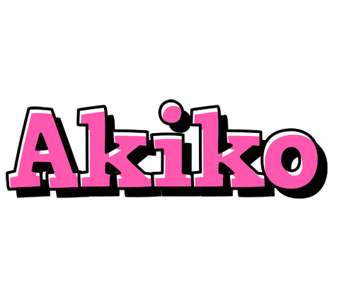 Akiko girlish logo