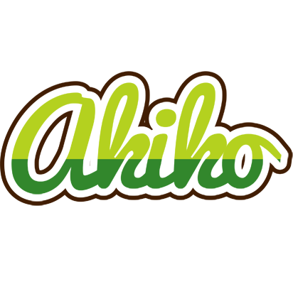 Akiko golfing logo