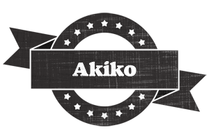 Akiko grunge logo