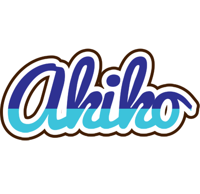 Akiko raining logo