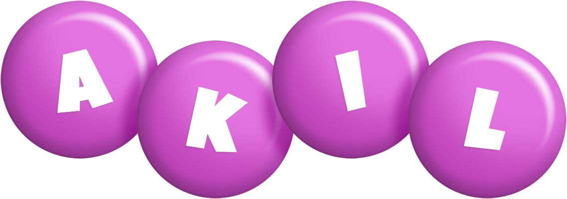 Akil candy-purple logo