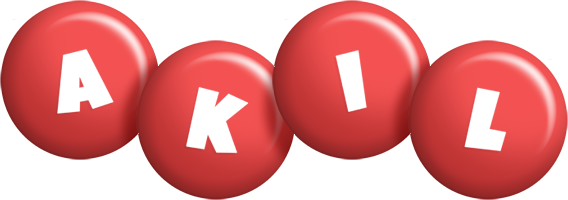 Akil candy-red logo