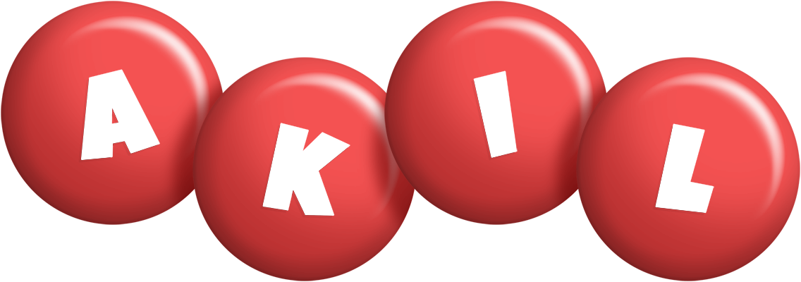 Akil candy-red logo