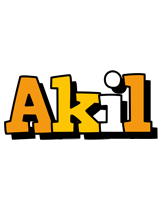 Akil cartoon logo