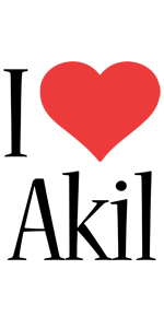 Akil i-love logo