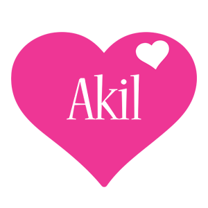 Akil love-heart logo