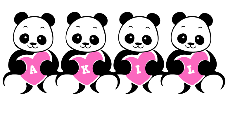 Akil love-panda logo