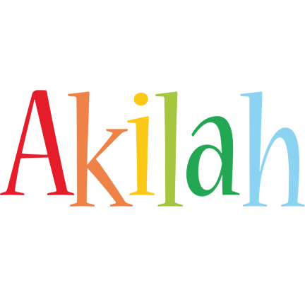 Akilah birthday logo