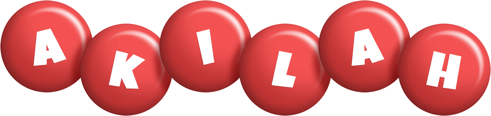 Akilah candy-red logo