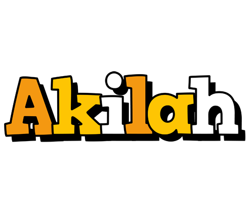 Akilah cartoon logo