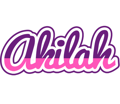 Akilah cheerful logo