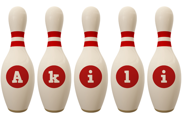 Akili bowling-pin logo
