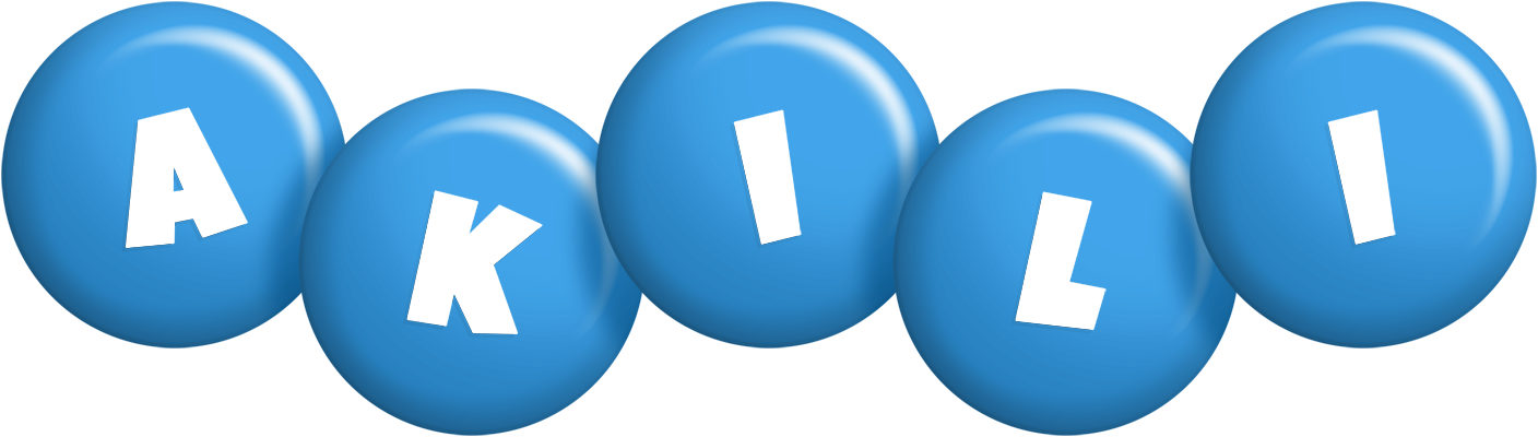 Akili candy-blue logo