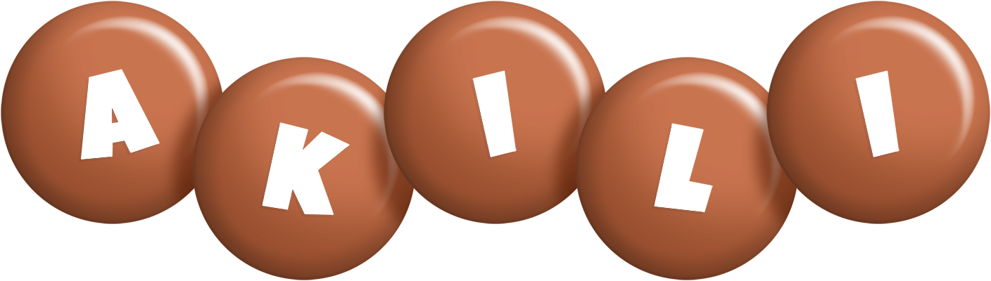 Akili candy-brown logo