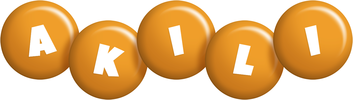 Akili candy-orange logo