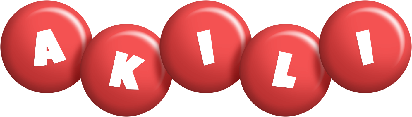 Akili candy-red logo