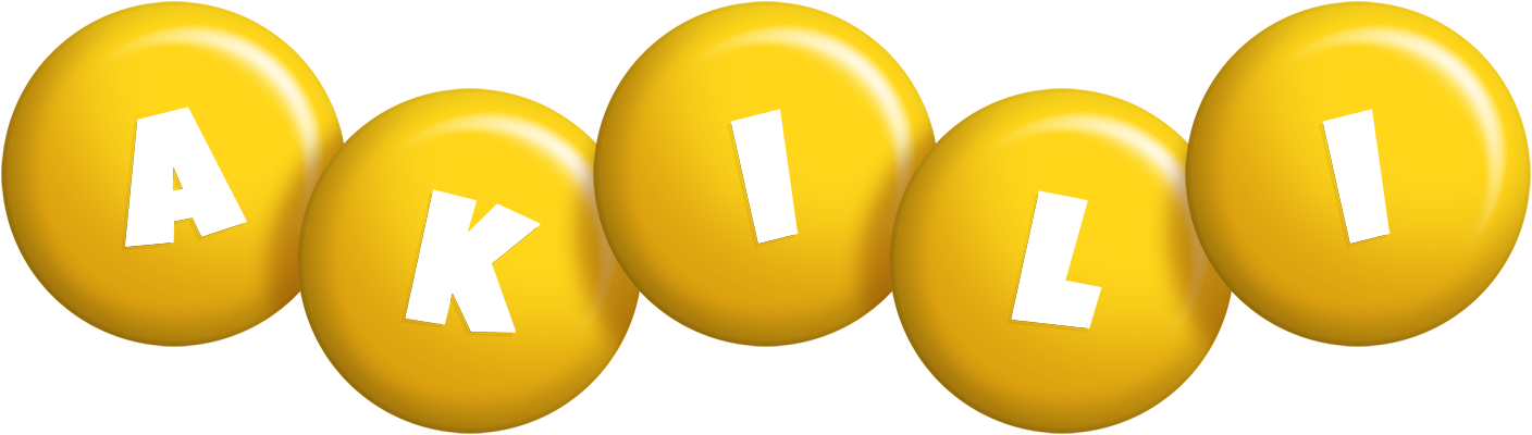 Akili candy-yellow logo